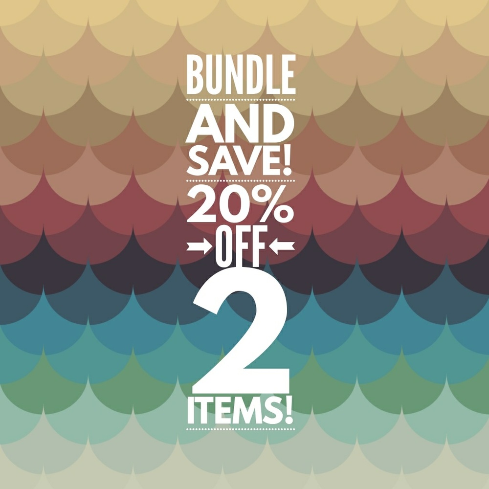 20% off 2 items!